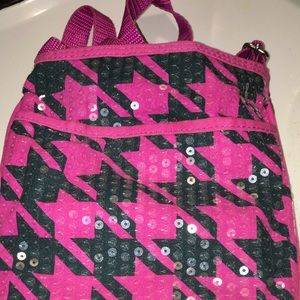 Kids pink and black bag